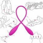 Двойной вибратор, вибратор для точки G, 7 скоростей, фаллоимитатор для пар, интимная игрушка