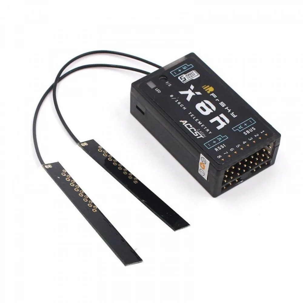 Приемник FrSky ACCST X8R 8/16ch для XJT Taranis X9D Plus Horus X12S X lite Pro X9DP 2019 SMARTPORT и SBUS|Детали
