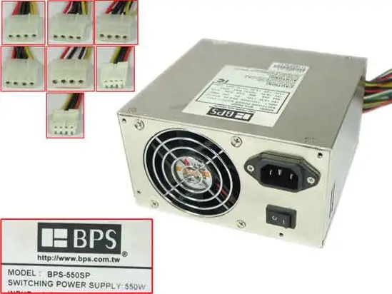 

BPS-550SP блок питания сервера 550 Вт, блок питания, Объединенный серверный компьютер