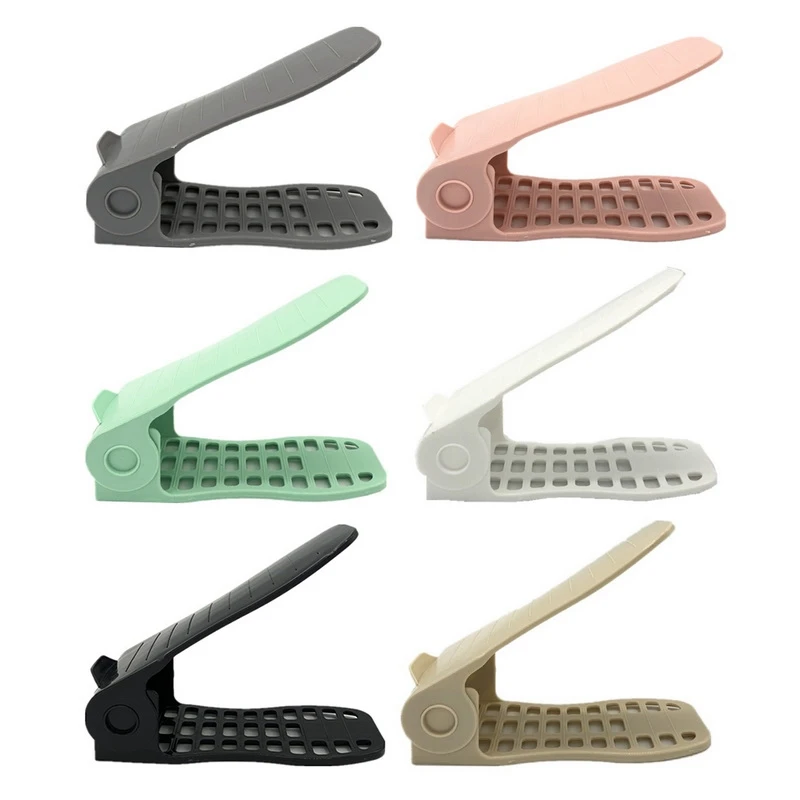 10 шт. Регулируемая простая и практичная полка для обуви слоты органайзер