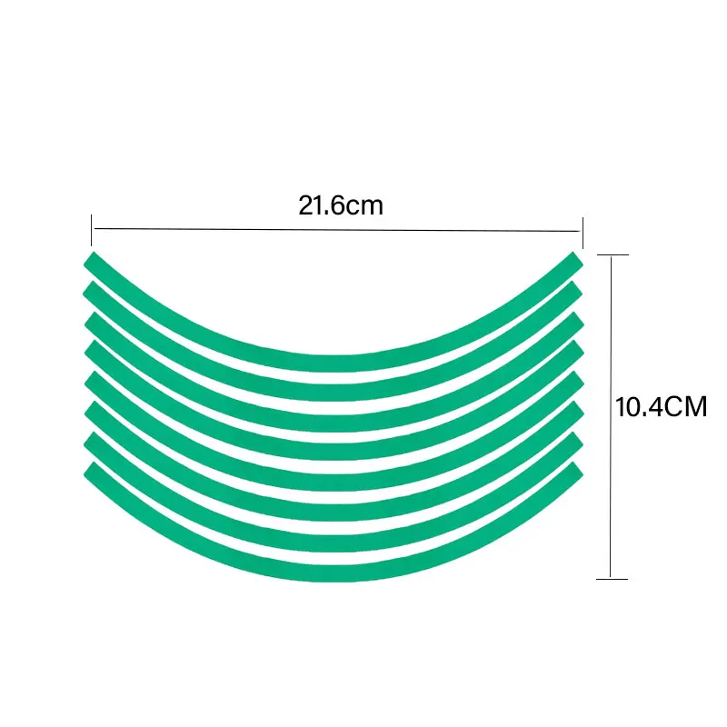 16 шт. светоотражающие наклейки и Переводные картинки для колес мотоцикла 14