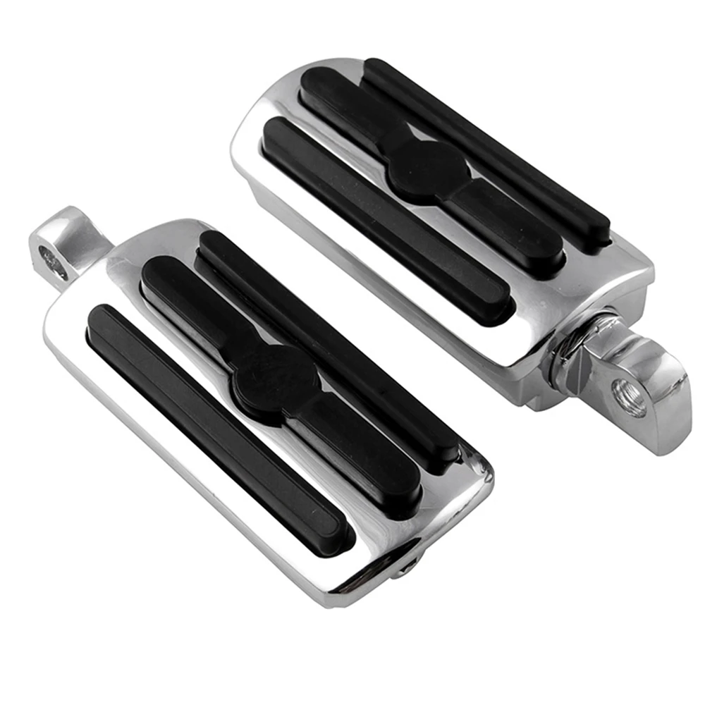 

Motorcycle Foot Rests Foot Pegs Chrome 1.25" 32mm Short Angled Adjustable Highway Peg Mount Fit for Harley Yamaha Honda Suzuki