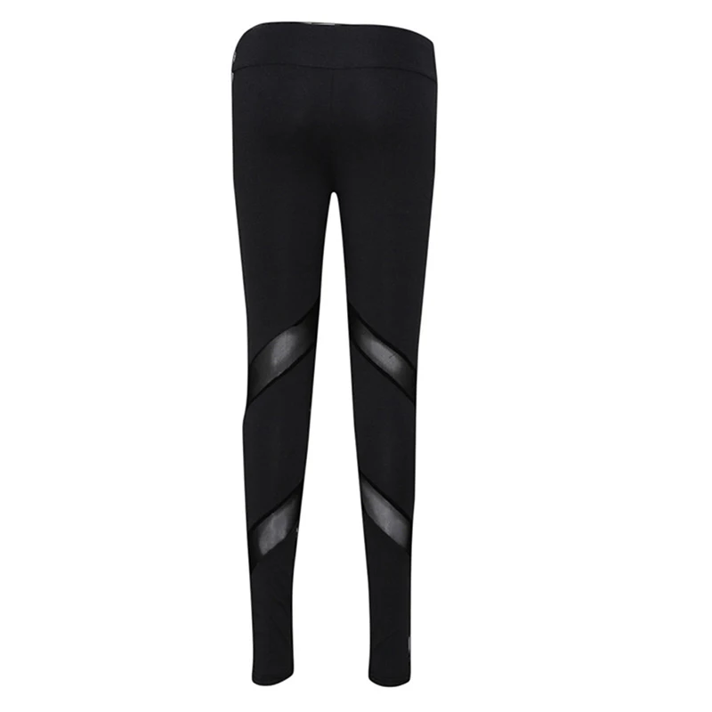 

Summer High Waist Leggings Women 2019 Mesh Patchwork Leggings Female Sexy Hip Push Up Leggings High Elastic Jeggings Leggings