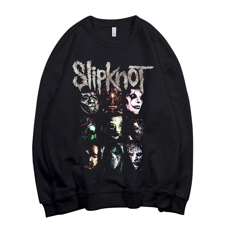 Todhoof Slipknot тяжелый металлический ремешок унисекс вырез лодочкой хлопковая толстовка Азиатский размер - Цвет: style3
