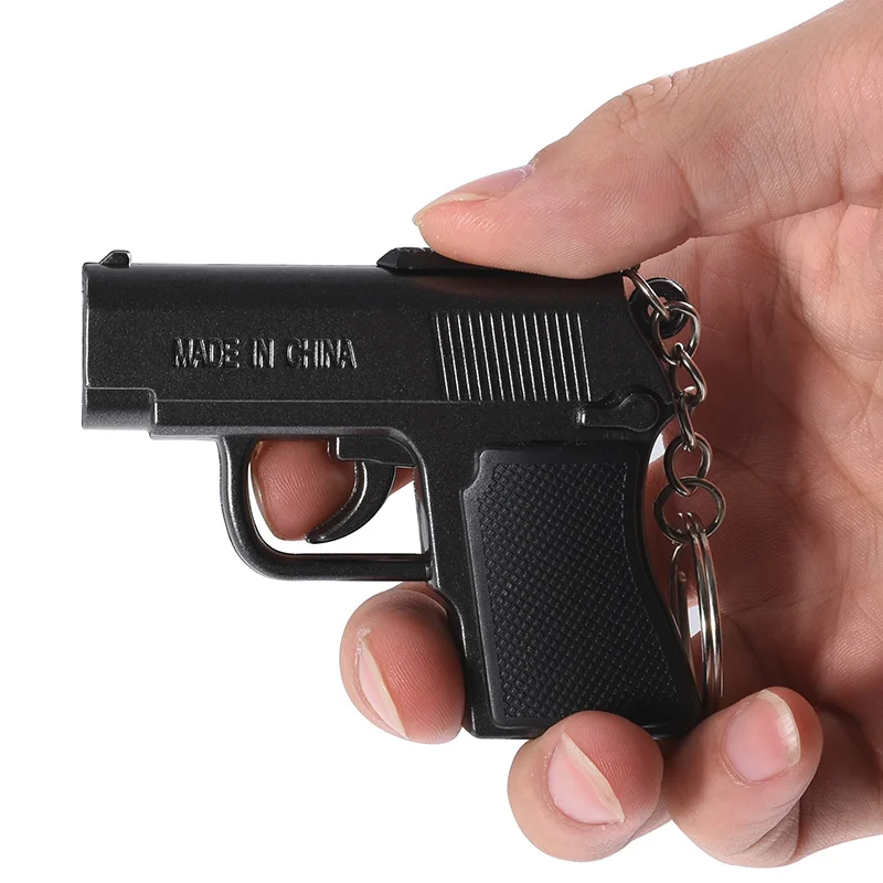 Светодиодный светильник для ключей Новый мини COB флэш в форме пистолета 2 режима