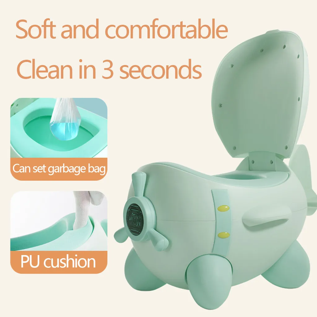 Мягкая подушка милый самолет горшок стул сплит дизайн Безопасность комфорт для