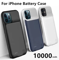 for iphone 12 pro max 11 pro max x xr xs max 12mini battery charger cases charging power bank 10000mah shockproof charging cover