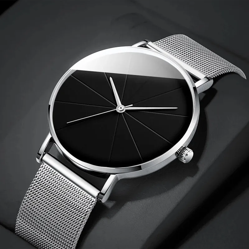 Women Watches Luxury Fashion Couple  Stainless Steel Quartz Watch