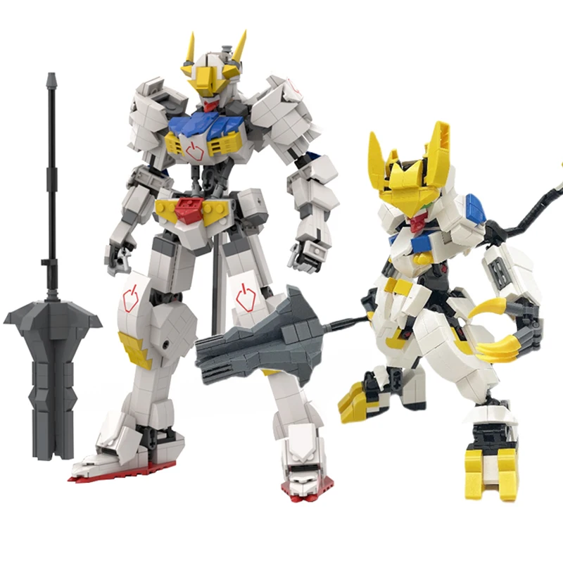 

825Pcs Sci-Fi Soldier Building Blocks Model Boys Toys Fantasy Robot Assemble Action Dolls Antistress Bricks Anime Figure Toys