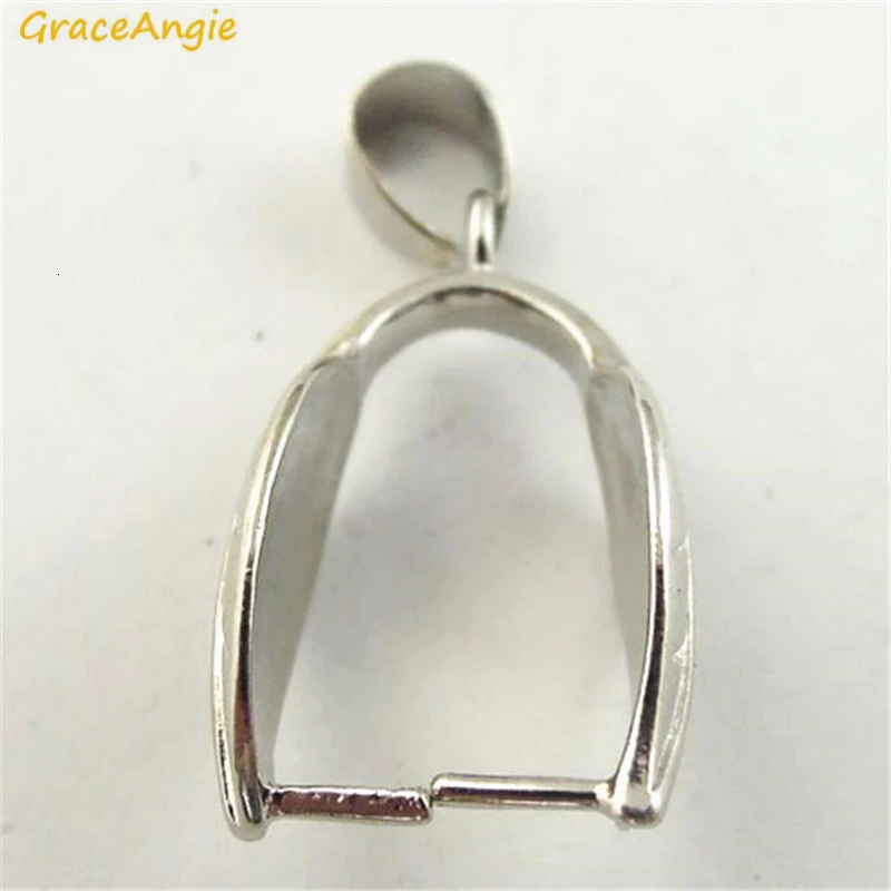 GraceAngie, 8 шт., медь, сделано, блестящее, серебряное, цвет, щепотка, форма листа, упрощает дизайн, ювелирные изделия ручной работы, аксессуары 28*12*9 мм