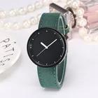 2021 Модные Простые полностью черные матовые кварцевые часы с матовой поверхностью и ремешком унисекс студенческие модные часы для женщин