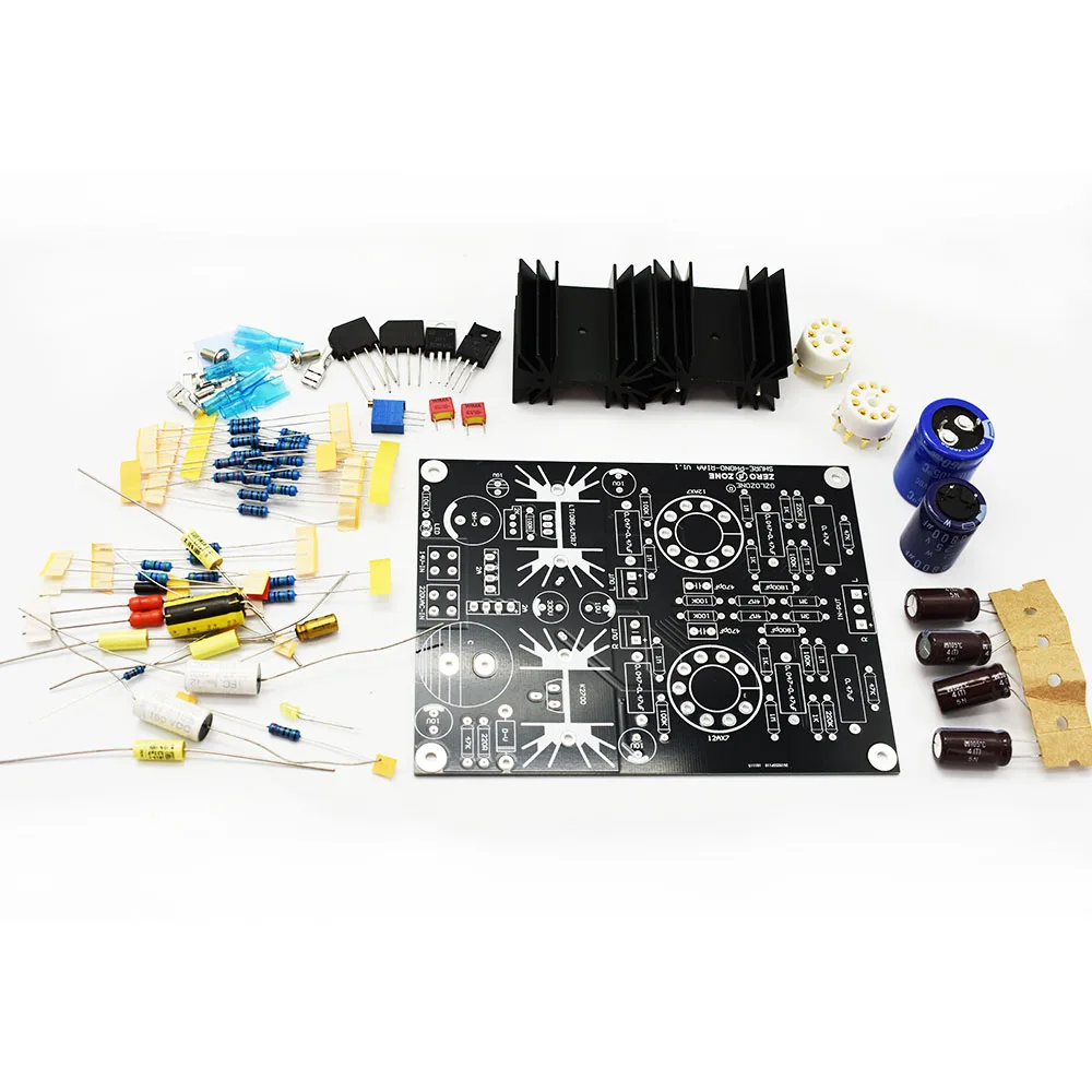 Lusya MM PHONO 12AX7 Tube предусилитель аудио панель усилителя 12 15V AC DIY/готовая