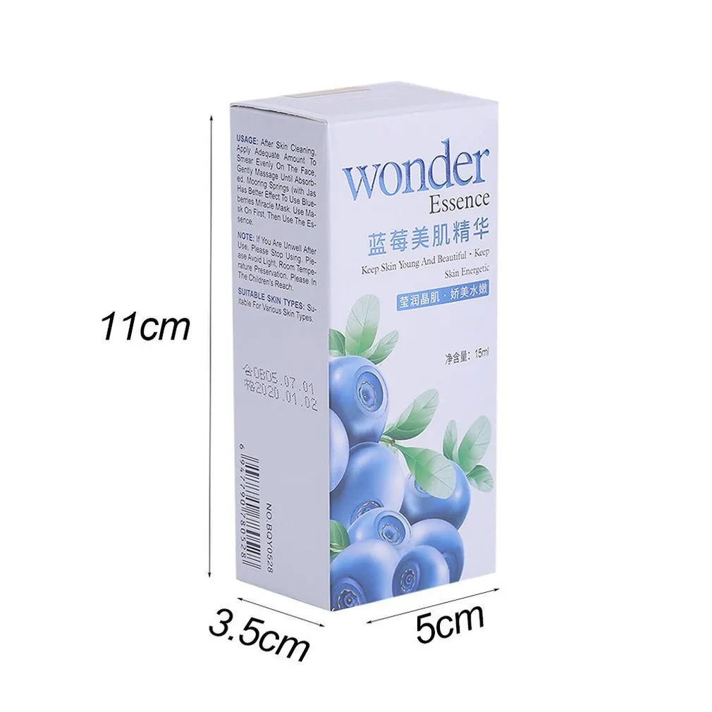 

Blueberry Hyaluronic Acid Liquid Skin Care Anti Wrinkle Anti Aging Whitening Moisturizing Unisex Skin Care Liquid Face Serum