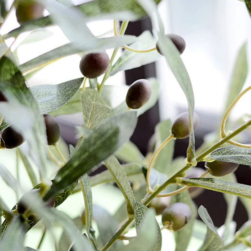 72 см искусственные ветки оливкового дерева в европейском стиле листья с