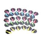 30 шт. Аврора Дротика крыло полупрозрачный Дротика Летающий хвост крыло перо Материал ПВХ Дротика игровые аксессуары