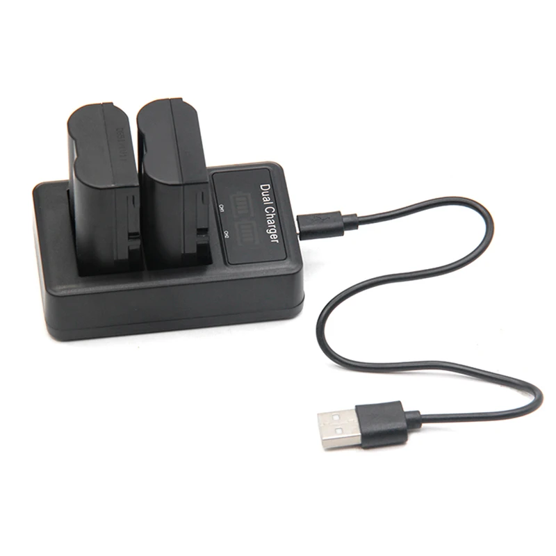 ЖК-дисплей зарядное устройство с двумя usb-портами для En-El15 Аккумулятор камеры 1 V1