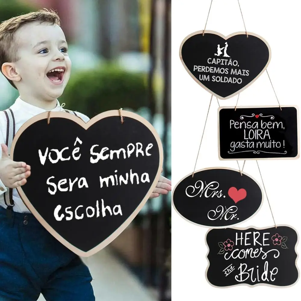 Патио деревянная доска в виде сердца дисплей держатель деревенский Свадебный