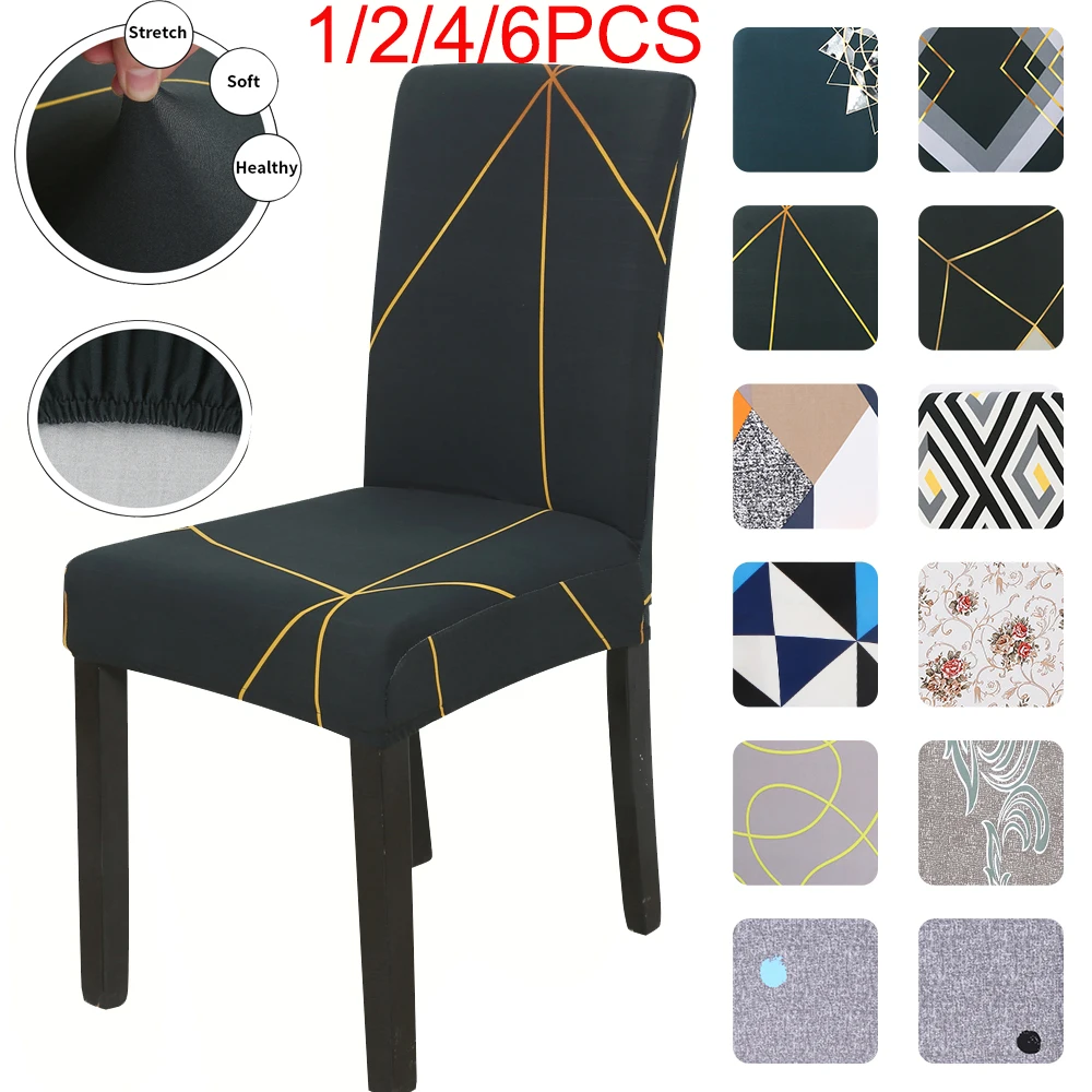 Современный Стиль дома Обеденная чехлы для стульев моющиеся эластичные сиденья
