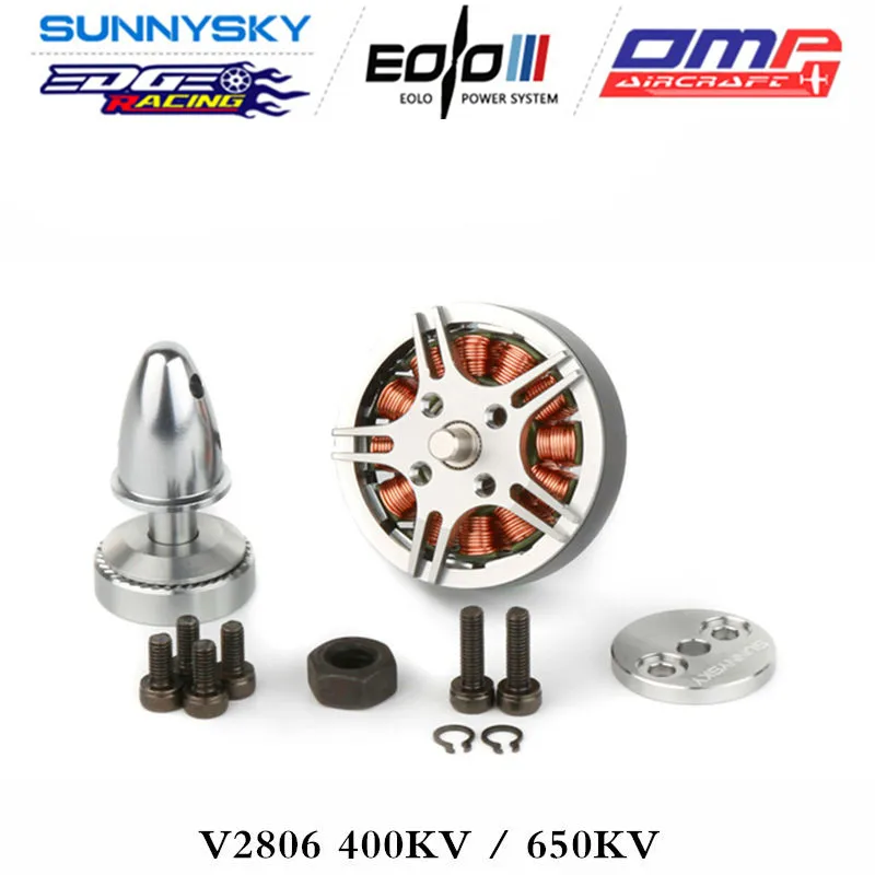 Оригинальный бесщеточный двигатель SUNNYSKY V2806 400kv 650KV для модели RC и мультикоптера