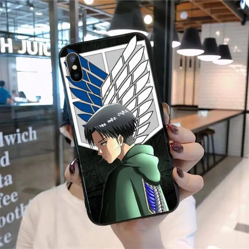 

Anime Japanese attack on Titan Phone Case for iPhone 11 12 pro XS MAX 8 7 6 6S Plus X 5S SE 2020 mini