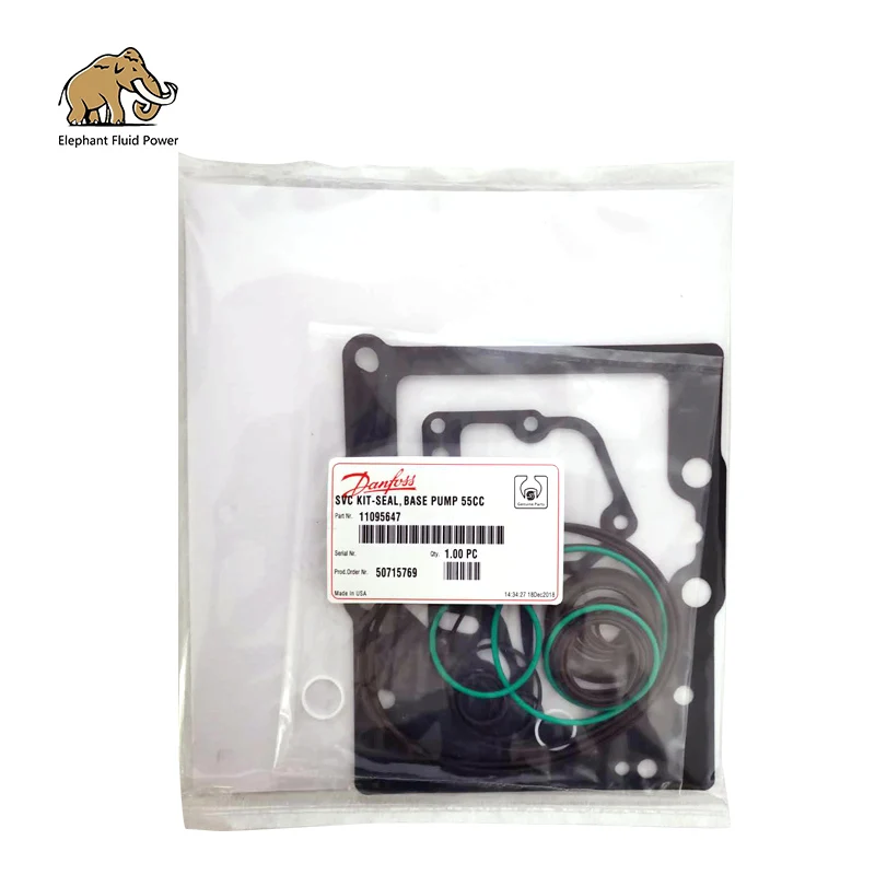 Hydraulic Piston Pump Parts Sealing  Kits Sauer 90R55