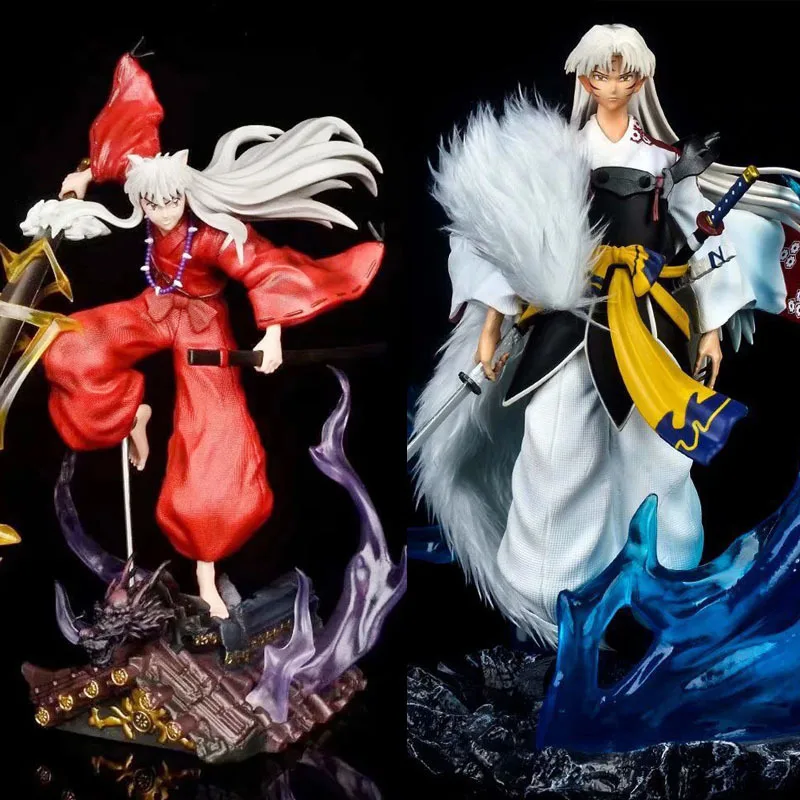 

31 см аниме Inuyasha Sesshoumaru статуя ПВХ экшн-фигурка Коллекционная модель куклы игрушки подарки