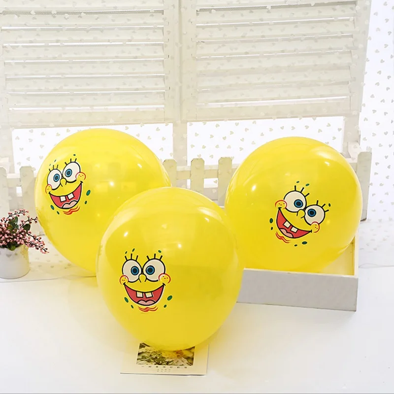25 шт. 12 дюймов 2 8 г латексные воздушные шары с милыми мультяшными смайликами для