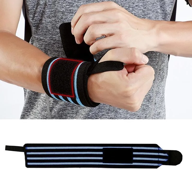 

Polyester Wrist Support Power Training Bracers Wrister Protector Wrist-band Wrap Wind Belt Straps Hand Protection 1pc
