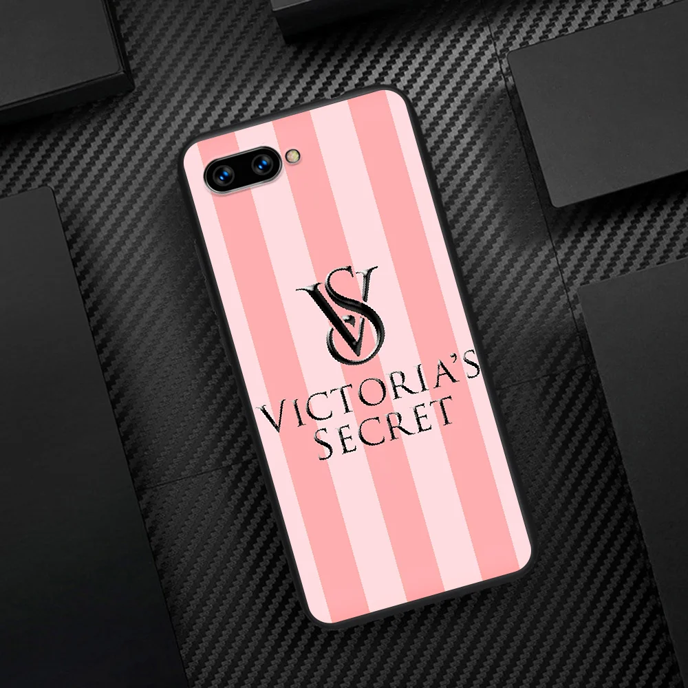 

Victoria Pink Vs Brand Phone Case Cover Hull For HUAWEI Honor 6A 7A 7C 8 8A 8S 8x 9 9x 10 10i 20 Lite Pro black Cell Fashion
