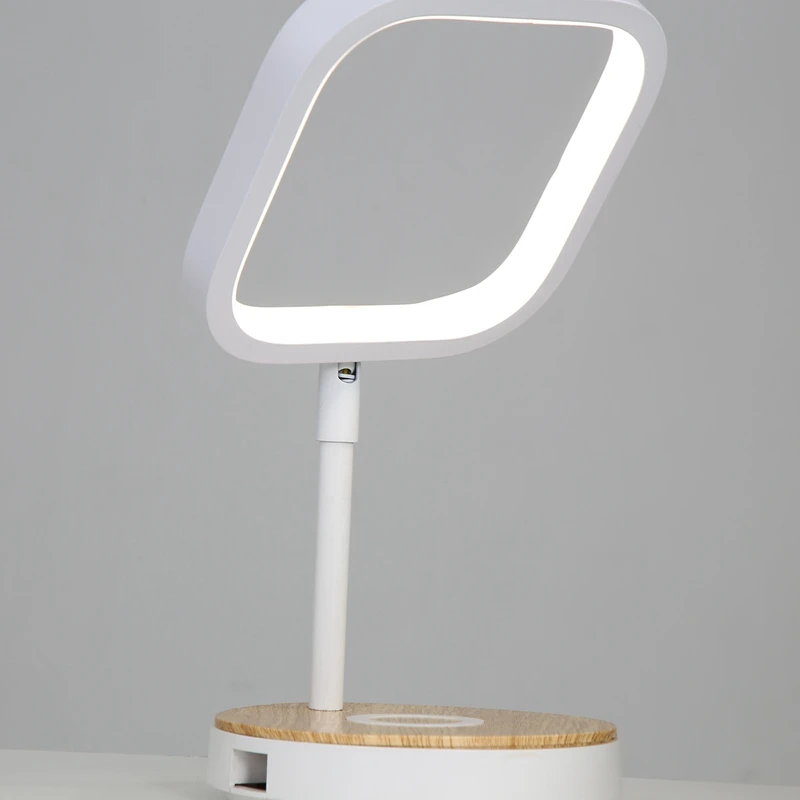 

LED Desk Lamp Multifunctional Mobile Phone Wireless Charging Bedside Lamp Reading Led Night Light US Plug