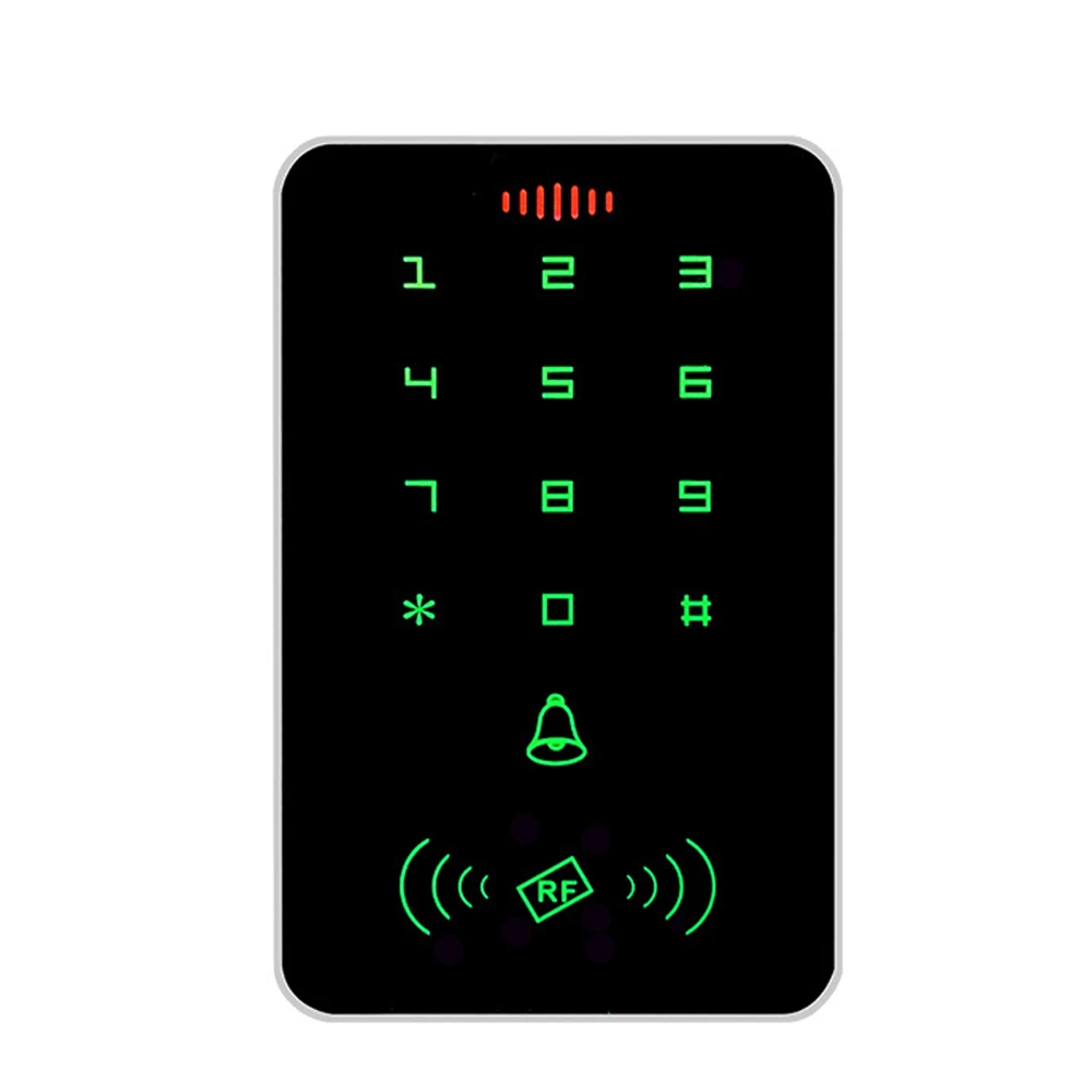 

Backlight 1000 User Touch 125khz RFID Proximity Card Keypad Access Control reader Door Lock System electric lock gate opener