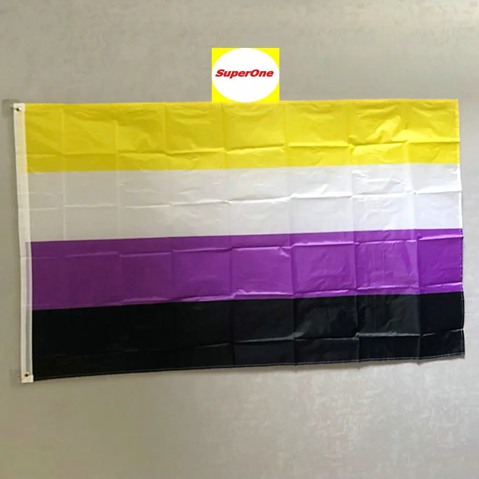 ZXZ бесплатная доставка 90x150 см NB гордость пол-король GQ идентификация по полу