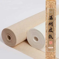1 roll handmade pure mulberry paper handmade calligraphy traditional chinese painting half ripe fiber xuan paper