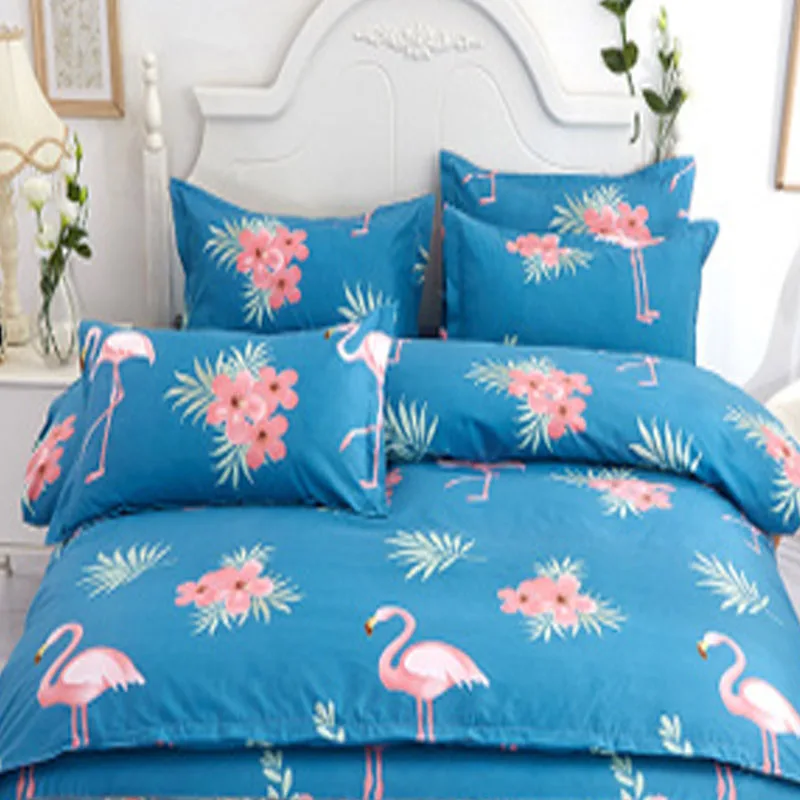 1PCS Duvet Cover 200*230 Bedding Quilt Blanket Comforter Printing Single Double Queen King Customized 150*200cm flamingo | Дом и сад