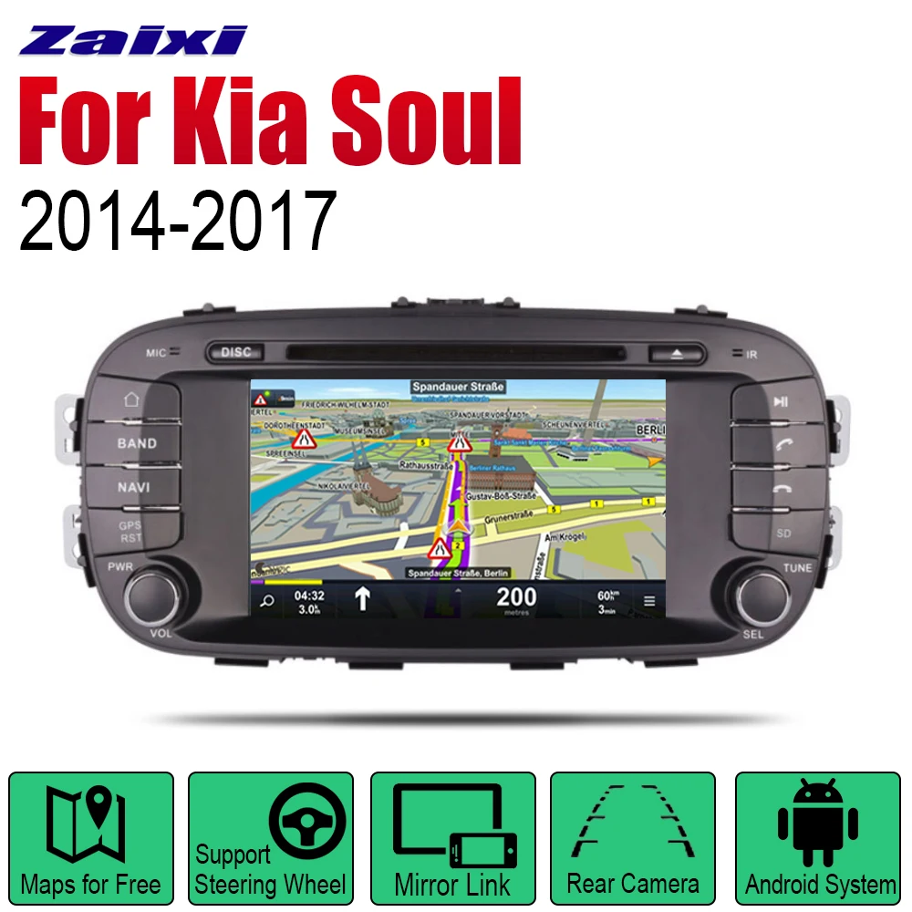 

ZaiXi Авто Радио 2 Din Автомобильный dvd-плеер на основе Android для Kia Sorento 2014 ~ 2017 GPS навигации BT Wifi карта Мультимедиа стерео система