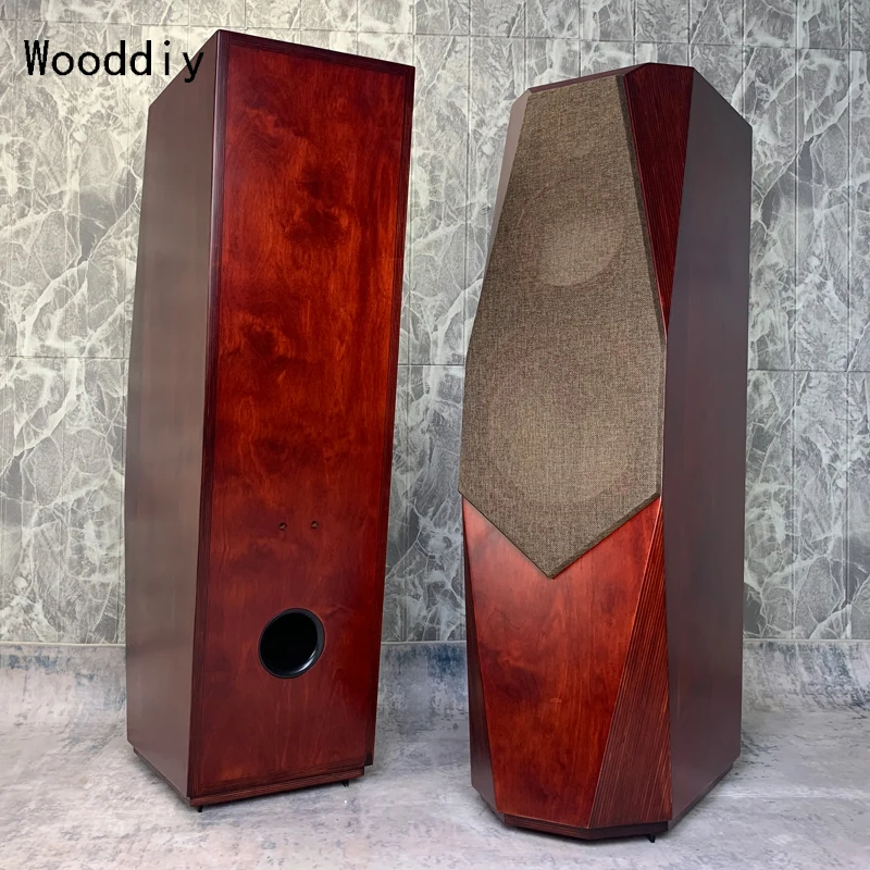 Деревянный персонализированный 8/10/12 дюймовый Hifi DIY березовый фанерный динамик