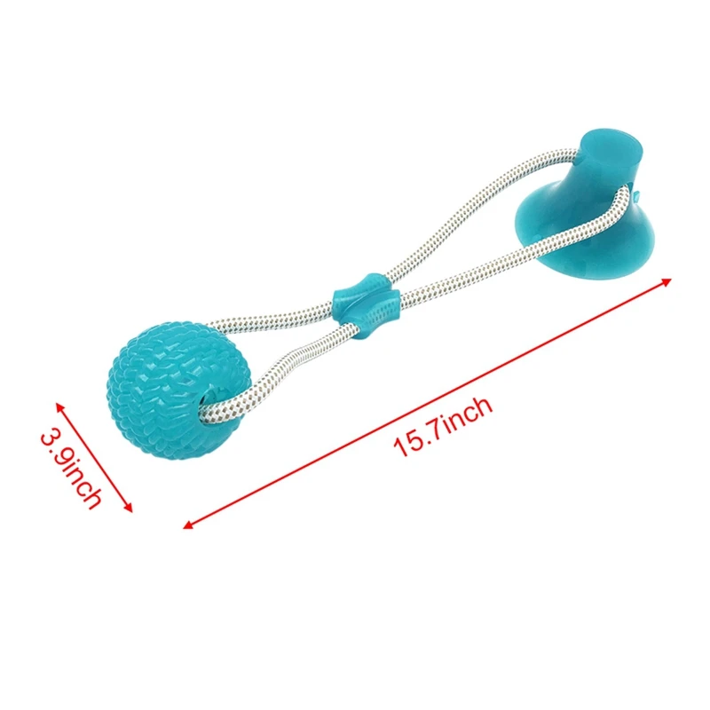 

Pet Toys with Suction Cup Dog Push Toy with TPR Ball Pet Tooth Cleaning Chewing Rubber Dog Toys for Small Dogs Rubber Dog Toy