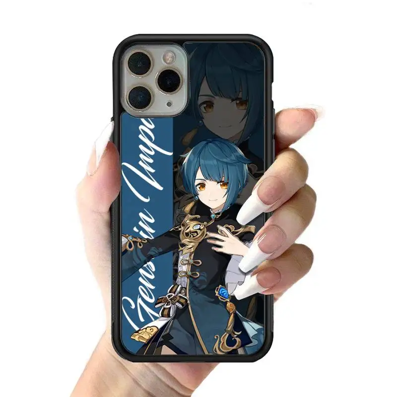 

Genshin Impact Xingqiu Phone Case for iPhone 12 mini 11 pro XS Max X XR 6 7 8 plus SE20 High quality TPU silicon cover