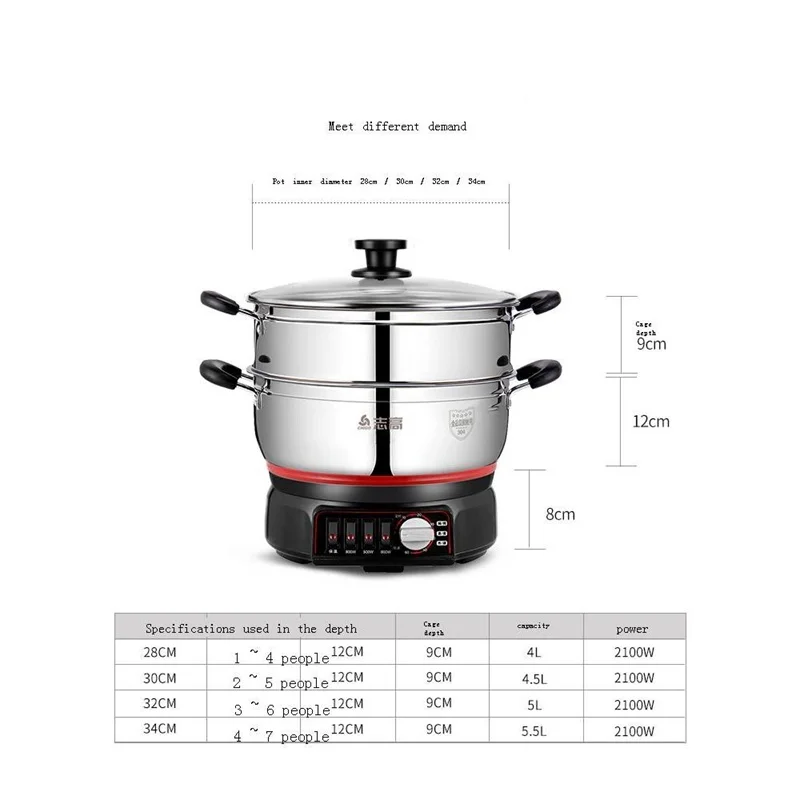 mutfak aletleri commercial in the appareil for catering equipment materiel cuisine home kitchen appliance electric skillet free global shipping