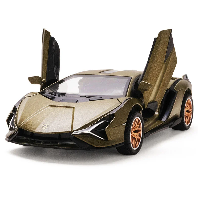 

Модель игрушечного автомобиля Lambor FKP37 из сплава, модель игрушечного автомобиля из литого под давлением, со звуком и светом, с подъемом и хвос...