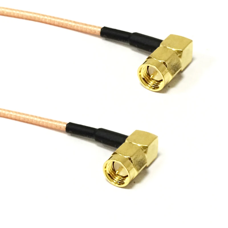 

Wireless Modem Cable SMA Male Plug Right Angle To SMA Male RA 90-degree Pigtail Adapter RG316 15cm/30cm/50cm/100cm Wholesale
