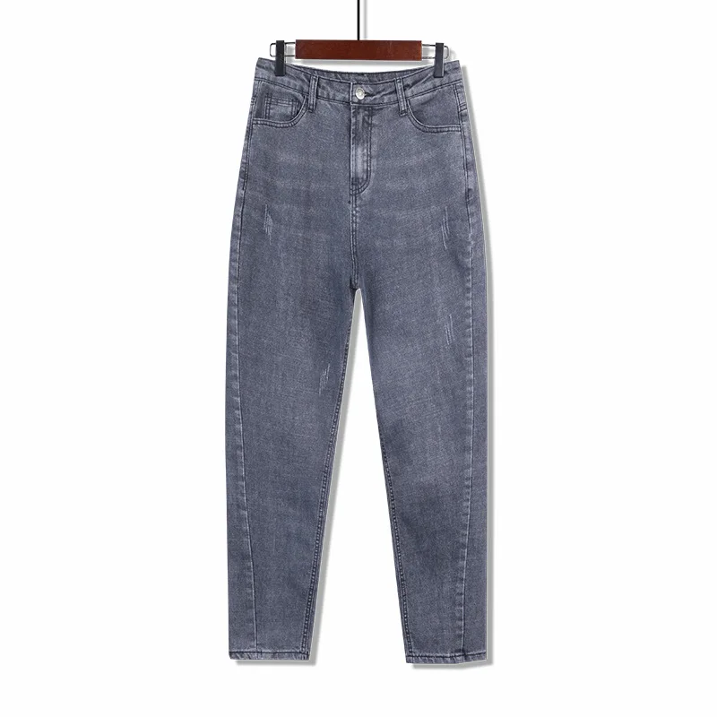 Джинсы в винтажном стиле для женщин с завышенной талией джинсы 2021 более Размеры