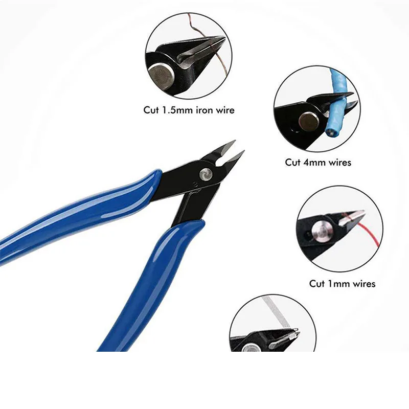 

Wire Cable Cutter Pliers Multi Functional Diagonal Cutting Plier Electronic Side Snips Flush Stainless Steel Nipper Hand Tools
