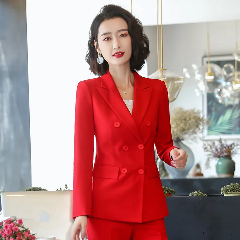 Женский элегантный деловой костюм из 2 предметов брючный для женщин женская