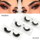 Новое поступление ресниц 3D шелковые ресницы натуральные толстые длинные ресницы накладные ресницы ресница ручной работы наращивание макияжа 1 пара