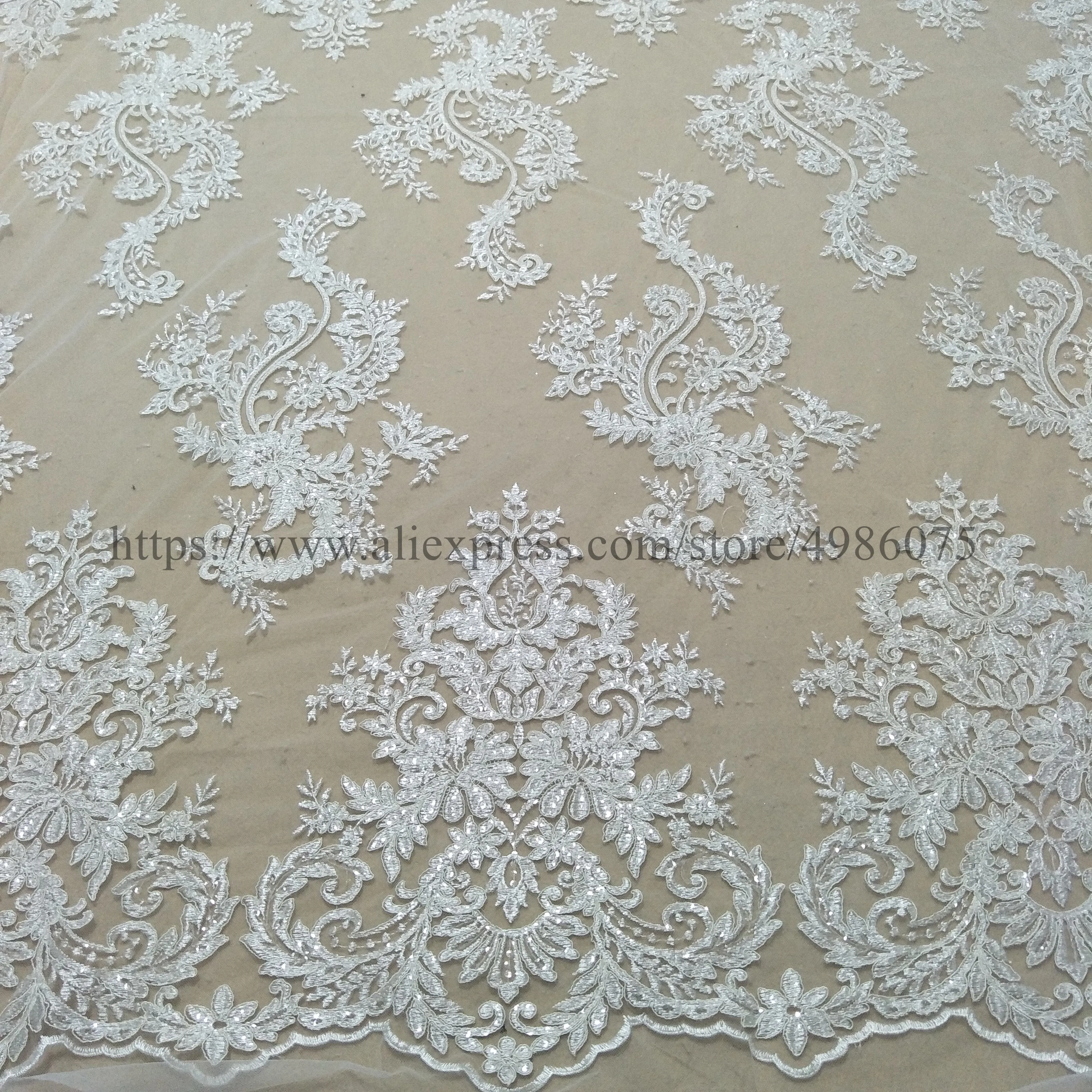 Новейшая мода свадебное платье цвета слоновой кости кружевная ткань ширина 130 см