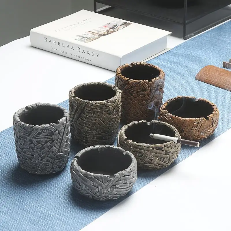 Круглая силиконовая пепельница для украшения гостиной цементная форма