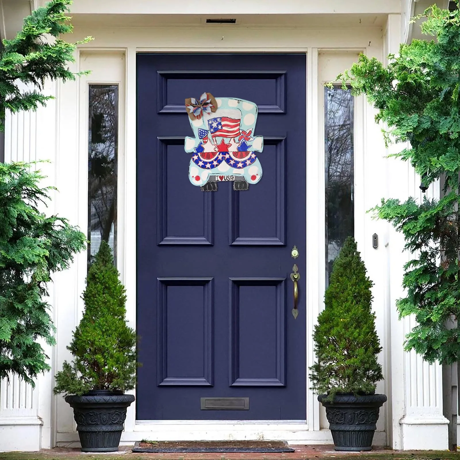 

Home Decoration Accessories Independence Day Welcome Sign Decorative Vintage Wall Hanging Home Garden Wall Decor