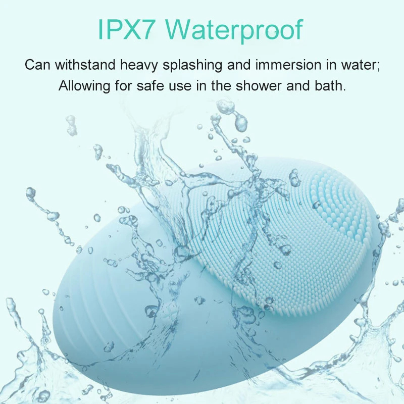 Мини Портативная вибрационная щетка для чистки беспроводной зарядки