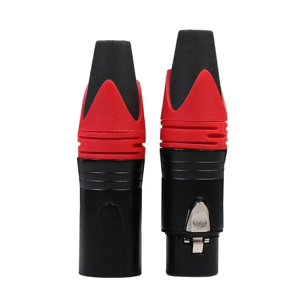 2 шт. 3Pin XLR Мужской микрофон аудио кабель для подключения к сети DIY Разъемы